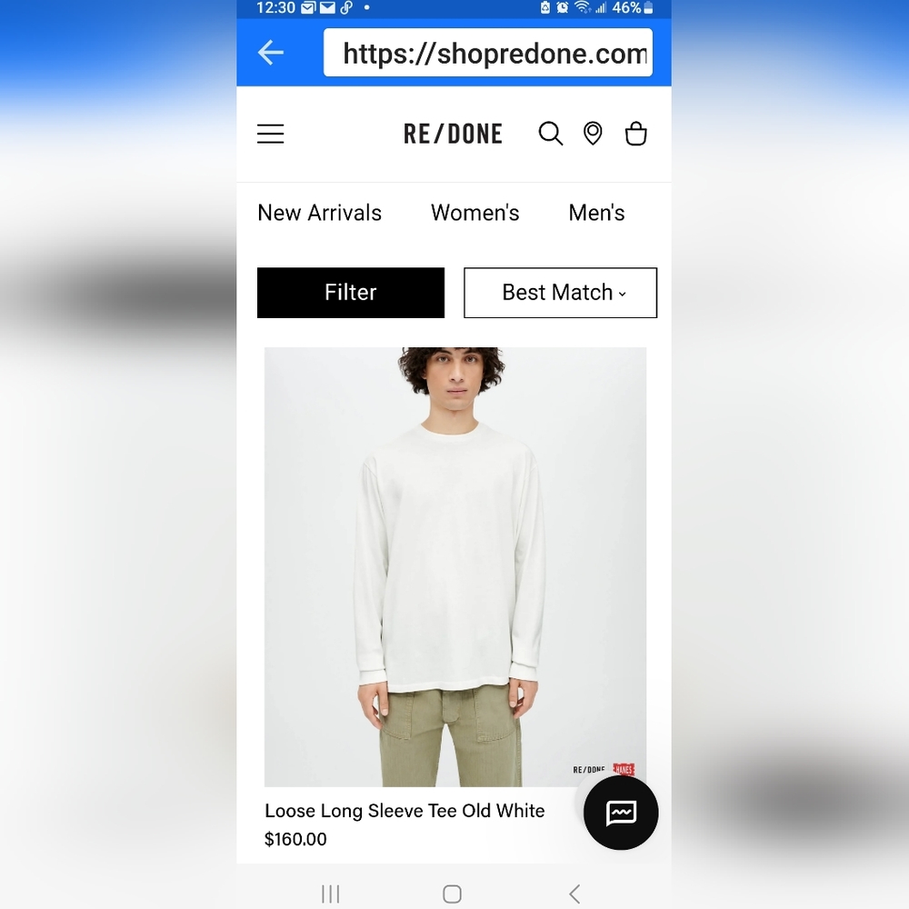 REDONE LONG SLEEVE OFF WHITE Tshirt
